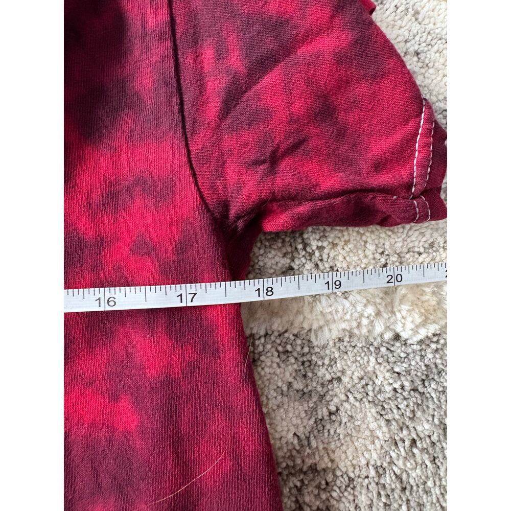 Def Leppard red gold tie dye tiger t shirt unisex size small - Picture 7 of 7